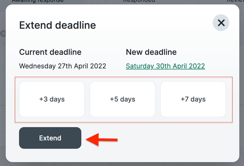 Extending Interviewees Deadlines